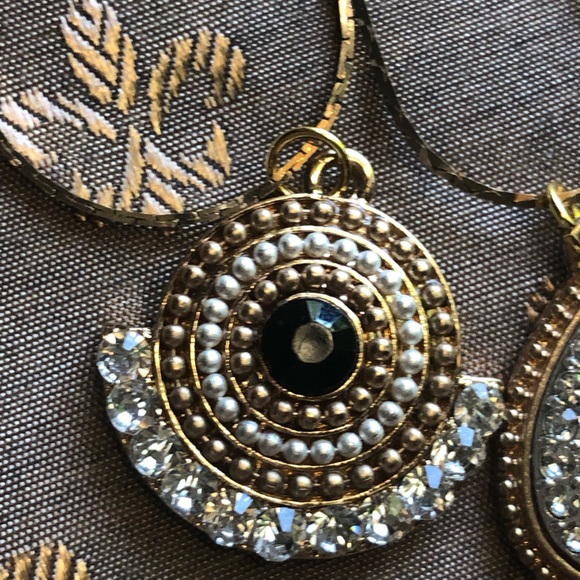 One of a kind! Vintage gold chain with handmade Pendant Necklace - Picture 2 of 2